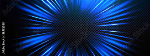 Speed road blue with light effect futuristic and line neon flow. Wave high magic with race abstract background and 3d thunder clean. Vector air speed with motion technology light and data blur effect.