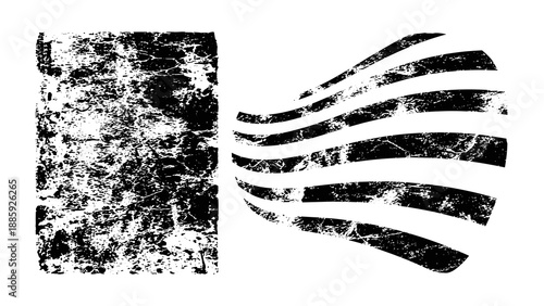 Distressed Waves Emanating from Grunge Column