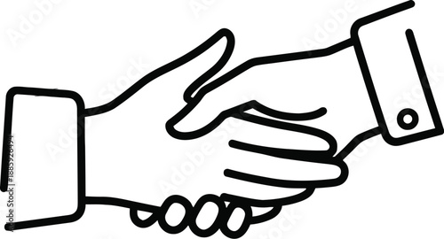 Handshake between two individuals