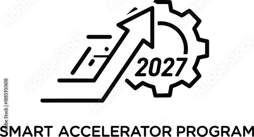 Smart accelerator program 2027 logo design