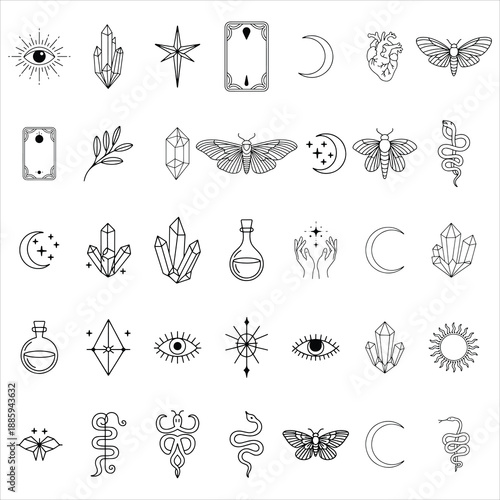Mystical SVG Clip Art