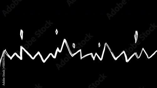 Cartoon loop animation fire or flame isolated on yellow background. Video motion graphic element with alpha matte channel.