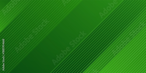 Abstract green sporty background template vector with shiny lines and lights. Green background with strong pattern design.Eps10 vector