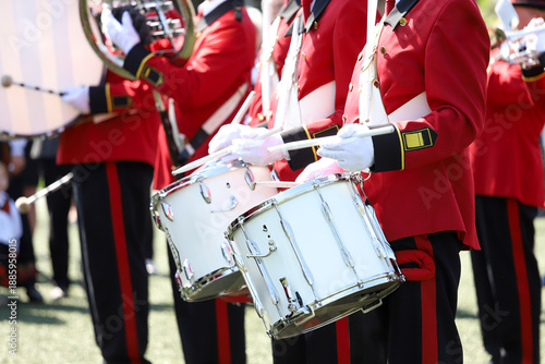 band on the street, norway, 17th may, constitution, Norwegian flag