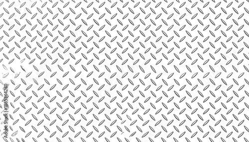 Repeating pattern of raised, elongated diamonds on a textured metal surface, creating a grip