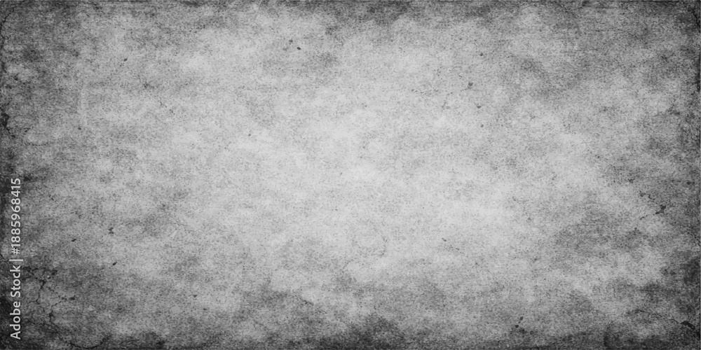 Fototapeta premium Aged dark grey grunge paper texture background featuring a rough vintage pattern with a dirty stone and concrete surface design for a weathered blank wallpaper