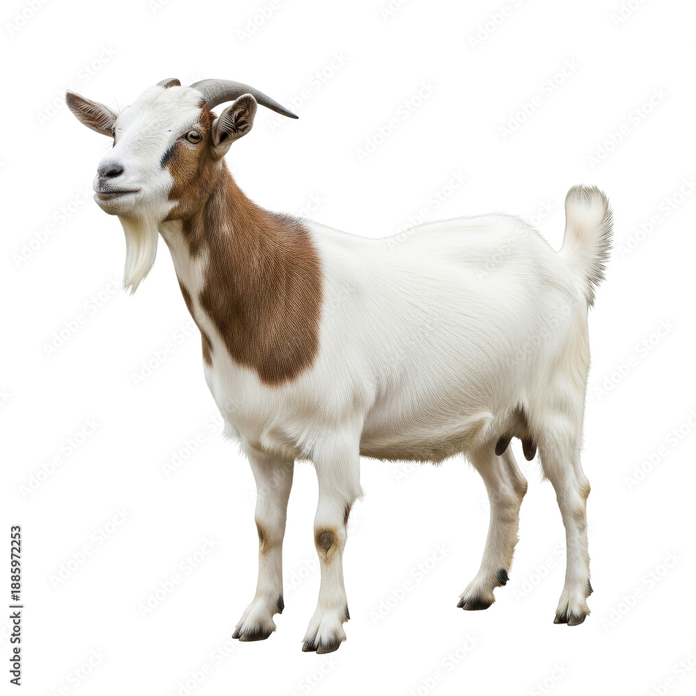 Obraz premium Goat with Festive Theme for Ramadan Eid Mubarak Celebrations