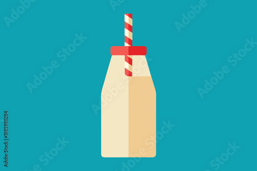 Highly Stylized Vector Graphic of an Old-Fashioned Gramophone