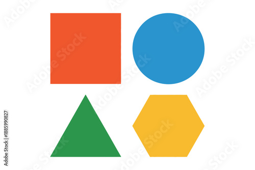 Colorful Geometric Shapes Arrangement Graphic Free Download Colorful Geometric Shapes Arrangement Graphic - GFXLoad