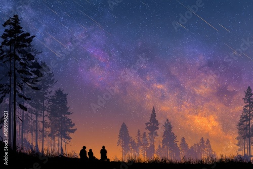 A night sky