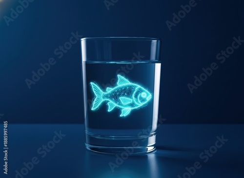 Digital Fish in a Glass of Water
