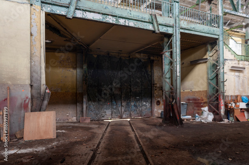 Wallpaper Mural Abandoned Industrial Power Engineering Facility in Poland Torontodigital.ca