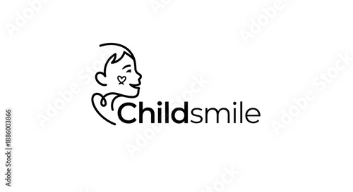 Childsmile Logo Design Featuring a Smiling Childs Face.