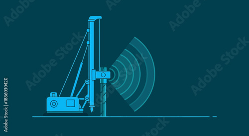 Advanced Subsurface Exploration Rig Utilizing Sonic Wave Technology For Ground Analysis