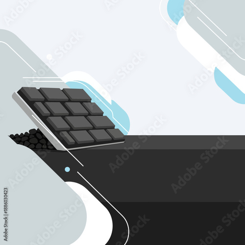 Advanced Solar Panel System Illustrating Green Technology And Sustainable Power