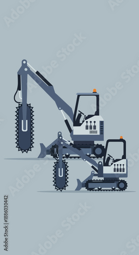 Advanced Trenching Machinery For Efficient Ground Breaking And Utility Installation