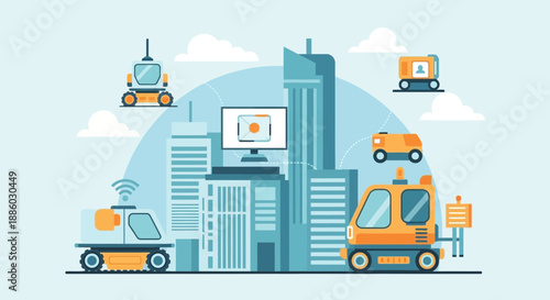Advanced Urban Infrastructure With Autonomous Vehicles And Smart City Technology