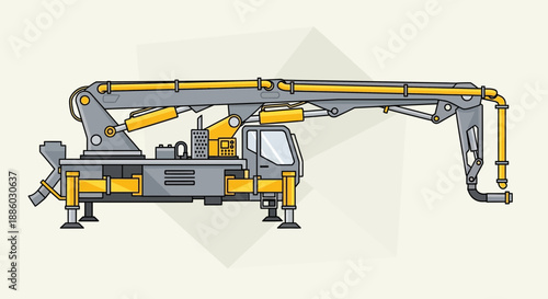 Advanced Concrete Pump Machine For Building And Infrastructure Projects