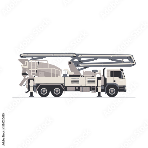 Advanced Concrete Pump Truck For Efficient Construction Project Material Delivery