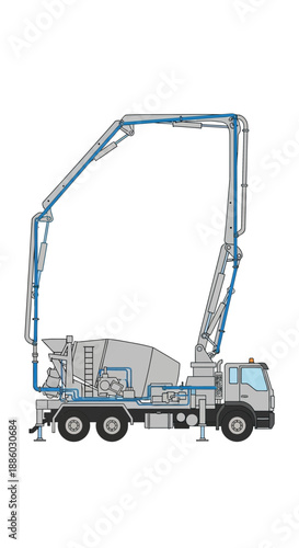 Advanced Concrete Pumping Truck Design For Construction Projects Heavy Equipment Engineering