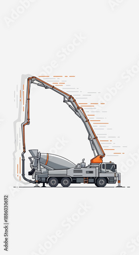 Advanced Concrete Pumping Vehicle Essential For Efficient Building Projects And Infrastructure