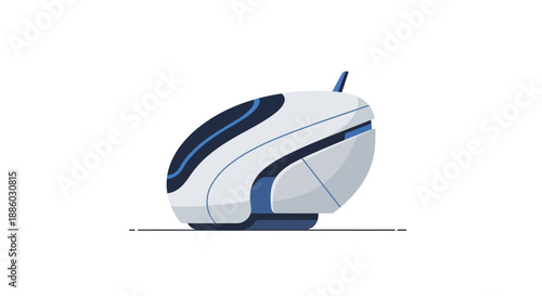 Advanced Futuristic Vehicle Concept Streamlined Design Next Generation Transportation