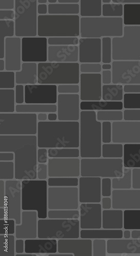 Dark Grey Geometric Block Pattern Wall Texture Background Design Wallpaper