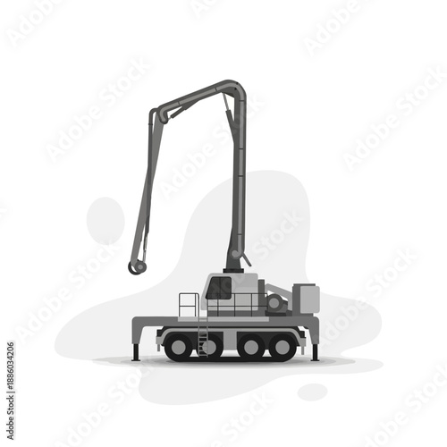 Construction Industry Machine Concrete Pumping System For Urban Development Projects