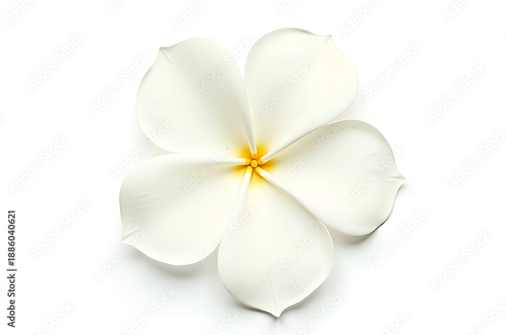 Fototapeta premium Delicate White Flower on a Clean Background
