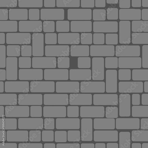 Elegant Seamless Grey Brick Wall Pattern Texture Background Design For Creative Projects