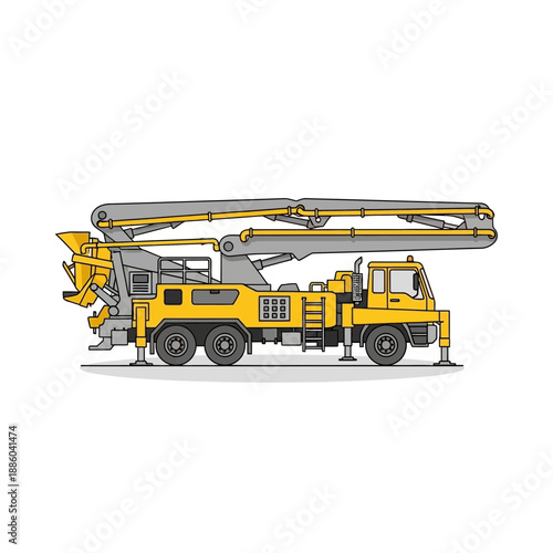 Essential Heavy Equipment Concrete Pump Truck Design For Building Projects
