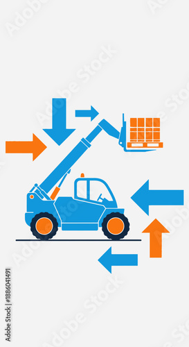 Efficient Logistics And Material Handling Operations With Modern Telehandler Technology