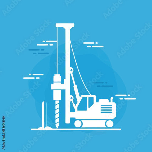 Heavy Duty Foundation Drilling Rig Equipment Construction Site Project Machine
