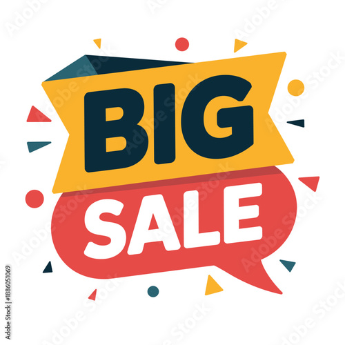 Colorful Big Sale Advertisement Graphic Design
