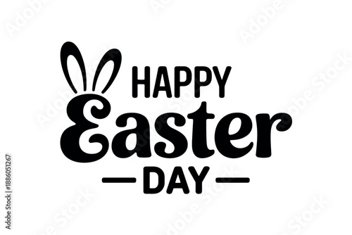 Happy Easter Day Celebration Greeting Card