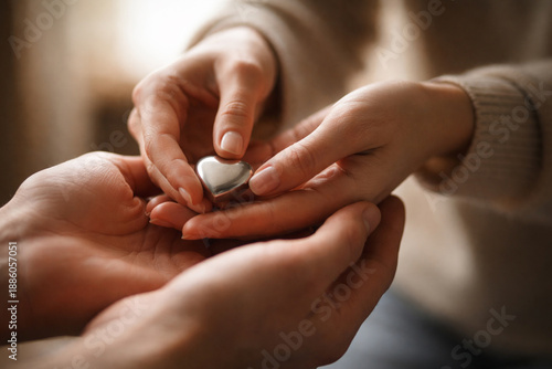 wedding rings on hands