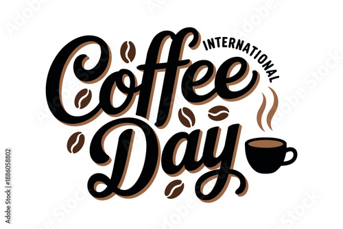 International Coffee Day Celebration Graphic Design