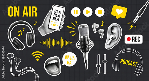 Dynamic Podcast & Audio Production Toolkit: On Air Broadcasting Elements