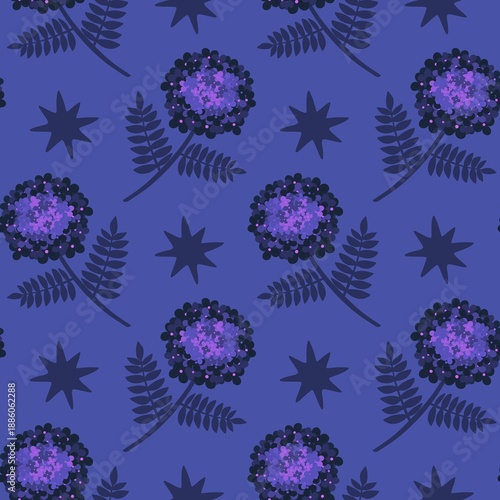 Floral seamless flowers pattern for wrapping paper and fabrics and kids clothes and spring party textiles and linens