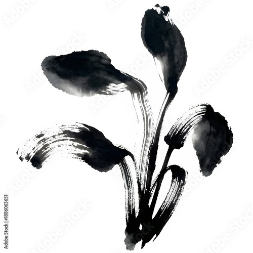 Wallpaper Mural hand drawn sketch of flowers Torontodigital.ca