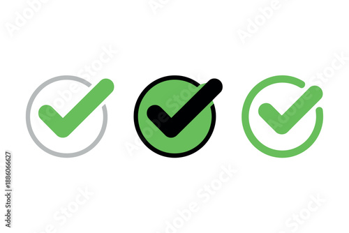 Green Checkmark Icons in Circles