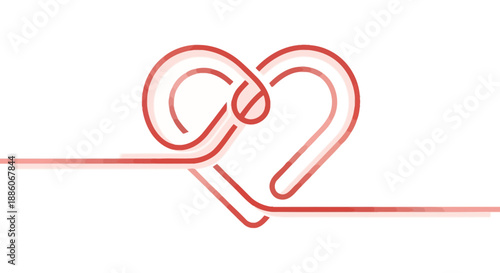 Heart-Shaped Paperclip Chain.
