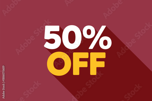 Discount Offer 50 Percent Off