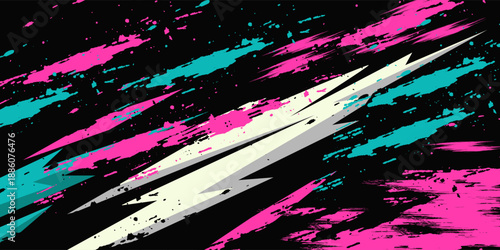 Abstract sporty background. Abstract racing graphic design, vector design for vehicle wrap, jersey, gamer, esport, racing car, rally, and adventure ready to print.