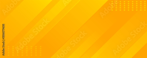 Abstract wide banner background with 3d shadow geometric shapes decoratoin