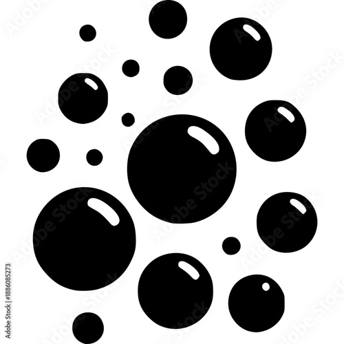 Bubbles Icon Vector