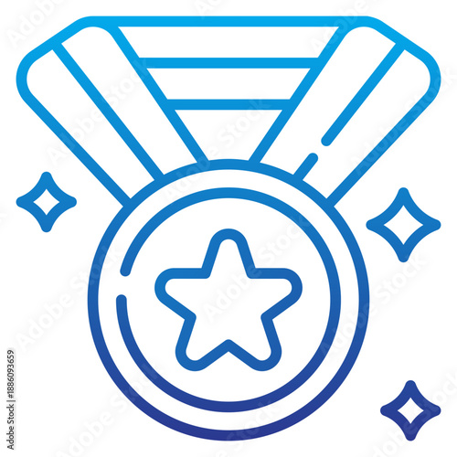 Achievement Gradient Icon