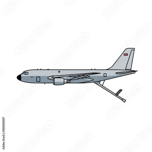 Refueling Aircraft Illustration