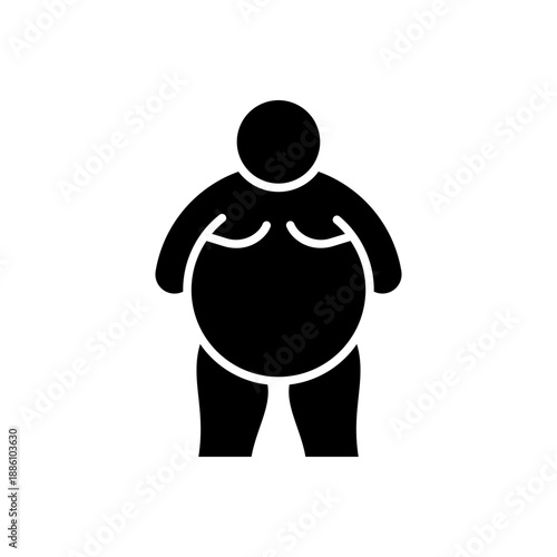 Obesity related to metabolic syndrome medical concept