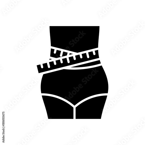 Waistline related to metabolic syndrome medical concept